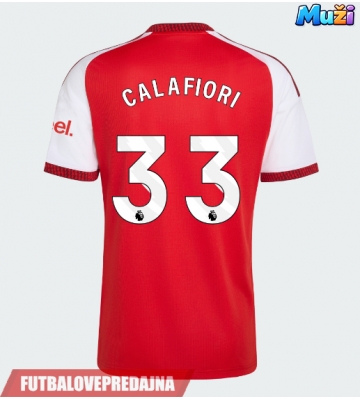 Lacne Muži Futbalové dres Arsenal Riccardo Calafiori #33 2026-27 Krátky Rukáv - Domáci